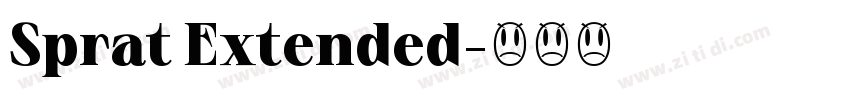 Sprat Extended字体转换